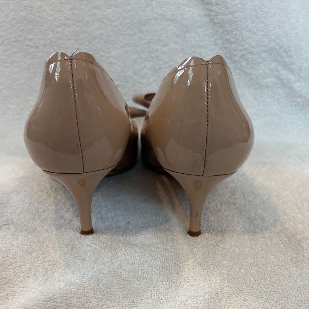 Kate Spade Tan Patent Bow Flats - Picture 5 of 6